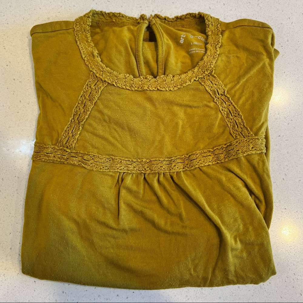 Art Class Adorable Lightweight Ruffle Blouse